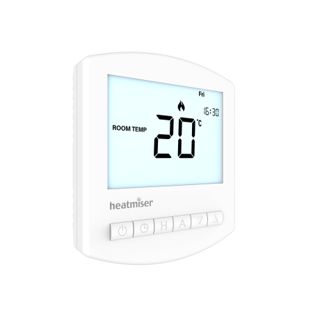 Heatmiser Slimline RF Wireless Programmable Thermostat